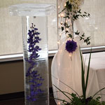 Purple Flower Pillar